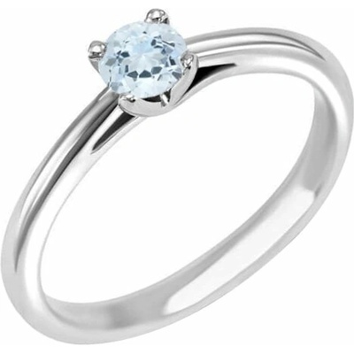 Eppi Zásnubní prsten ze zlata s akvamarínem Katya R35966