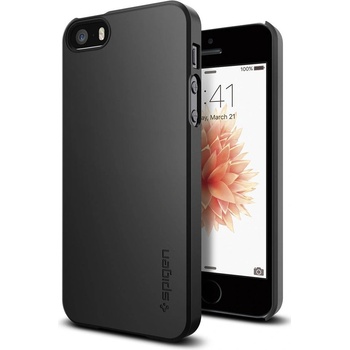 Pouzdro Spigen Thin Fit iPhone SE / 5s / 5 černé