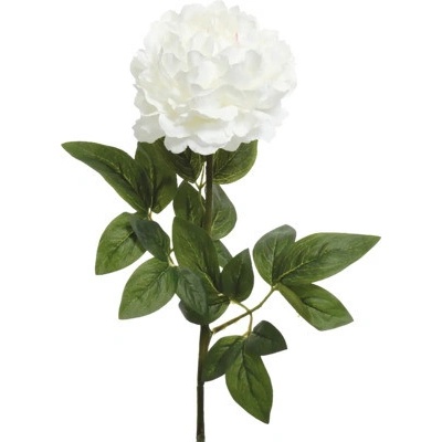 Umelý kvet pivonka 72 cm krémová