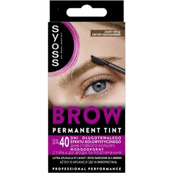 Syoss Brow Tint farba na obočie odtieň Light Brown 10 ml