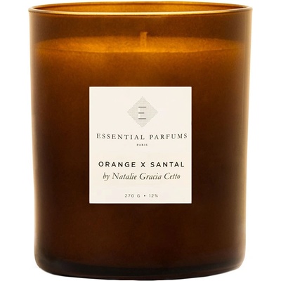 Essential Parfums Ароматна свещ Essential Parfums - Orange x Santal by Natalie Gracia Cetto, 270 g (101674)