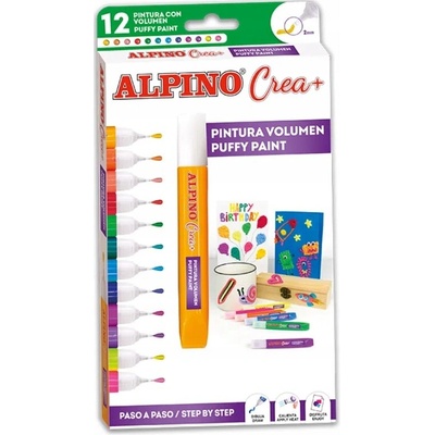 Alpino Crea Box textilných voskoviek 12 ks