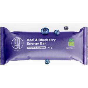 BrainMax Pure Pure® Energy Bar, асаи и боровинка, БИО, 50 г