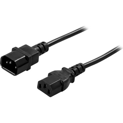 PowerWalker Кабел Powerwalker IEC C13/C, 14 - 1, 80 m, 10A, 0.75 mm2 - Powerwalker IEC Cable C13/C 14 - 1, 80 m, 10A, 0.75 mm2 (POWER-CABLE-IEC-C13-C14)