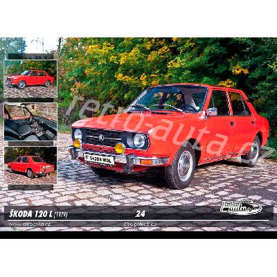 Pohlednice č. 24 - ŠKODA 120 L (1979)