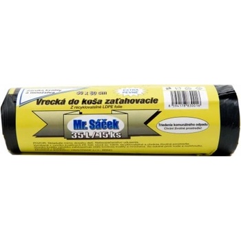 Mr. Sáček zatahovací pytle 60 l 26 µm 10ks černé