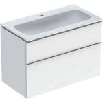 Geberit iCon - Шкаф с мивка, 90x63x48 cm, гланцово бяло 502.337. 01.2 (502.337.01.2)