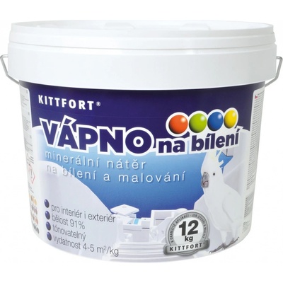 Kittfort Vápno na bílení 12 kg