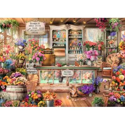 Ravensburger - Puzzle All Seasons Flower Shop - 1 000 piese