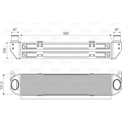 CHLADIČ TURBA, INTERCOOLER VALEO 818359