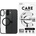 Panzer Гръб CARE by PanzerGlass за iPhone 16 Plus, Flagship Case Urban Combat Black Frame and MagSafe