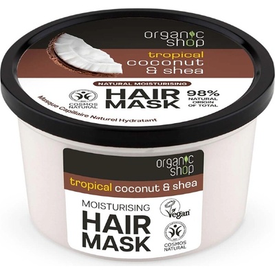 Organic Shop Tropical Coconut & Shea Moisturising Hair Mask 250 ml