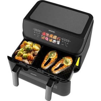 Horkovzdušná fritéza Cecotec bez oleje - 10 l - grilovací deska - gril - dvojité topné těleso -
