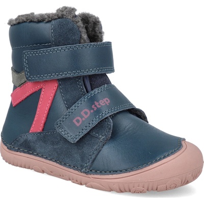 D.D.Step Barefoot zimní boty W073-52306C Royal Blue