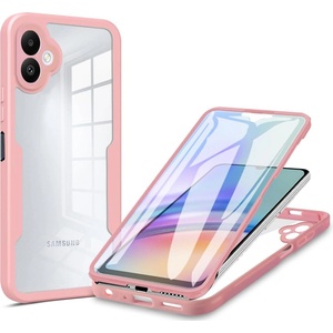 Techsuit Калъф за Samsung Galaxy A06 + Протектор - ColorVerse 360 Series - Розов
