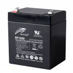 Ritar Оловна батерия RITAR, (RT1250) AGM, 12V, 5Ah, 90/ 70/ 10 1mm, Терминал 2 (RITAR-RT1250) - hits