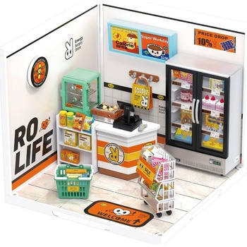 Robotime miniatúra domčeka Obchod so zásobami