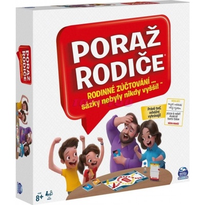 Spin Master Games Poraž rodiče společenská hra (Věk 6+)