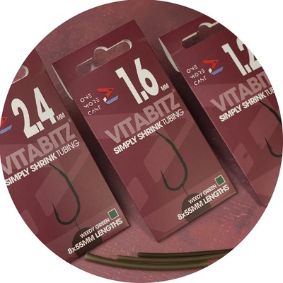 One More Cast Zmršťovacia Hadička Vitabitz Simply Shrink Tubing Green 8 x 55 mm 2,4 mm