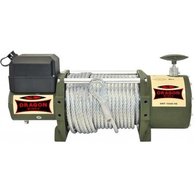 DRAGONWINCH Naviják Dragon Winch Truck DWT 16000 HD, 24V, Ocelové lano