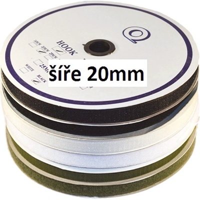 Suchý zip šíře 20 mm