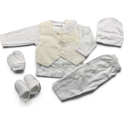 Chlapčenský set na krst smotanový Classic