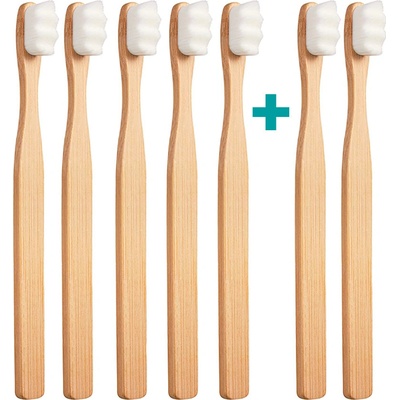 Nanosmile Ultrajemný zubní kartáček Eco White 7 ks