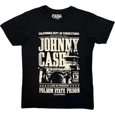 Johnny Cash Prison Poster Carbon Black M Риза (JCCBN28MB02)