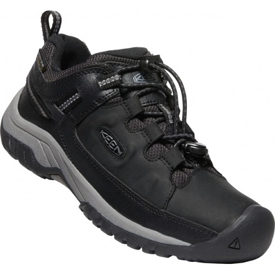 Keen Targhee Low Wp Youth black/steel grey – Zboží Mobilmania