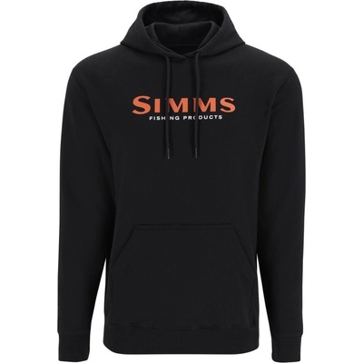 Simms Logo Hoody rybářská mikina black