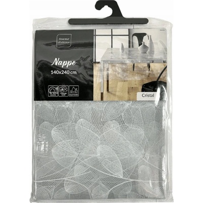 Douceur d`Interieur Průhledný PVC ubrus pro interiérový design DANELA 140 x 240 cm