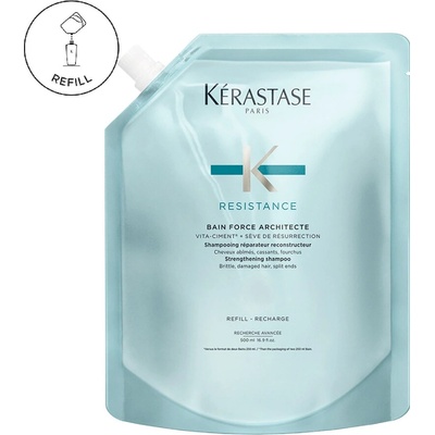 Kérastase Resistance Bain Force Architecte Shampoo Refill Pouch 500 ml