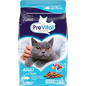 PreVital суха храна с риба тон 1, 4 кг срок на годност: 09.11. 2026