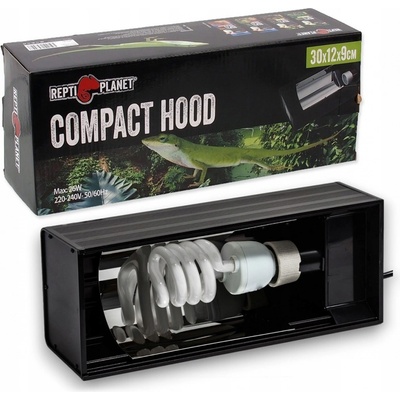 REPTI PLANET Osvětlení REPTI PLANET Compact Hood 30 cm – Zboží Dáma