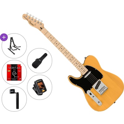 Squier Affinity Series Telecaster LH MN BPG Standard SET Butterscotch Blonde Електрическа китара