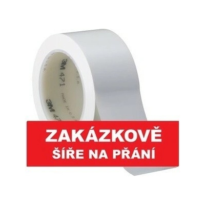3M 471 Označovacia PVC lepiaca páska oderuvzdorná 19 mm x 33 m biela