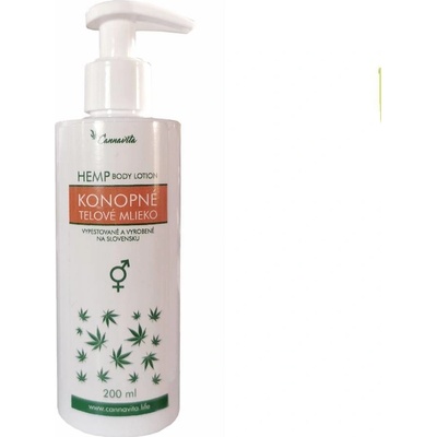 Cannavita Konopné telové mlieko 200 ml