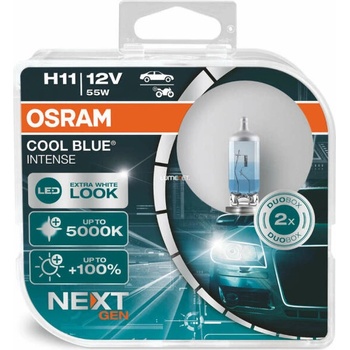 Image 1 of OSRAM COOL BLUE INTENSE (NEXT GEN) H11 55W 12V 2x (64211CBN-HCB)