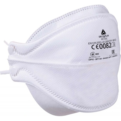 Delta Plus M1105 FFP1 Tvarovaný respirátor Biela 20 ks