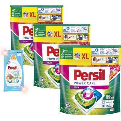 Persil Power Color prací kapsle sada 105 PD + Dárek