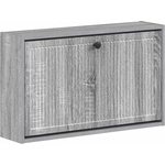vidaXL Стенно шкафче за обувки EDE 71 x 17 x 43 см Инженерна дървесина (895971)