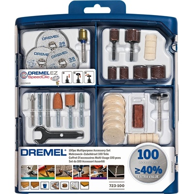 Dremel 723 Sada univerzálního příslušenství 100 ks 2615S723JA – Zbozi.Blesk.cz