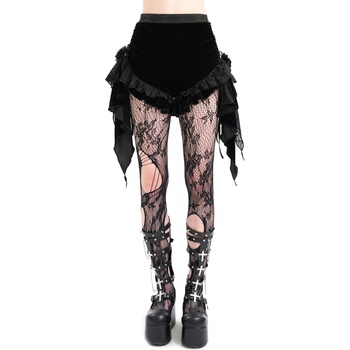 Devil fashion дамски къси панталони DEVIL FASHION - Black Gothic - PT255