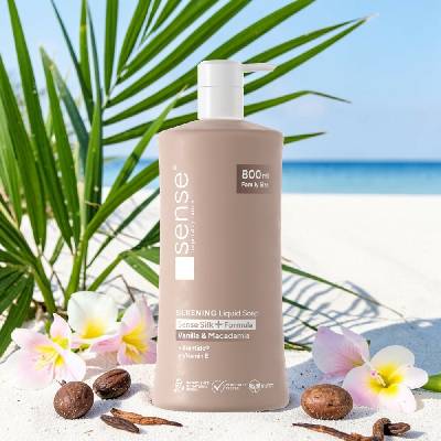 Sense Silk tekuté mydlo vanilka a makadamia 800 ml