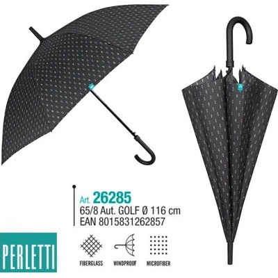 PERLETTI® TIME Pánský automatický deštník Geometrico, 26285