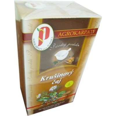 Agrokarpaty krušinová čaj přírodní produkt 20 x 2 g