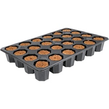 Root!t Dry Peat Free 24 Cell Filled Tray se sadbovačem, 29.5x19x4cm