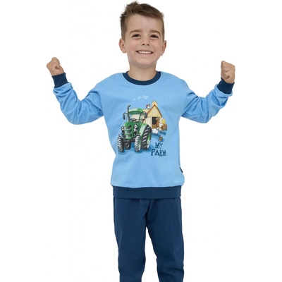 Chlapecké pyžamo Boy DR 477/161 Farm modrá