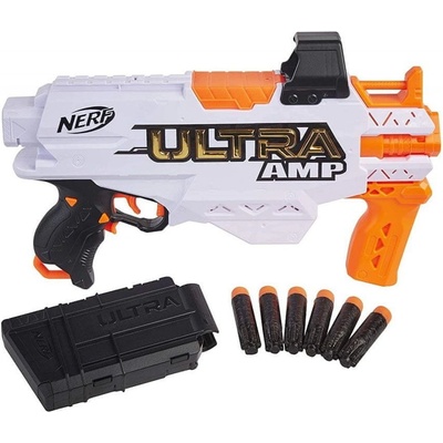Nerf Ultra AMP pištoľ na penové náboje + 6 nábojov