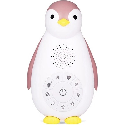 Zazu tučňák Zoe music box s bezdrátovým reproduktorem růžový